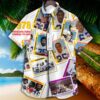 Dallas Cowboys 1977 Retrocards Set Vintage Aloha Hawaiian Shirt