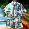 Dallas Cowboys 1985 Retrocards Set Vintage Aloha Hawaiian Shirt