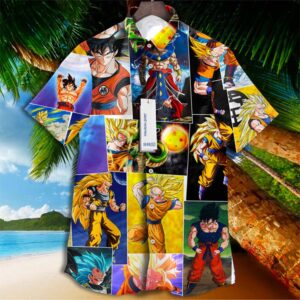 Dragon Ball Comics Tropical Aloha Hawaiian Shirt