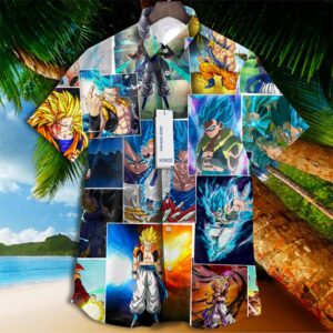 Gogeta Dragon Ball Comics Tropical Aloha Hawaiian Shirt