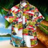 Green Bay Packers 1969 Retrocards Set Vintage Aloha Hawaiian Shirt