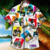 Green Bay Packers 1970 Retrocards Set Vintage Aloha Hawaiian Shirt