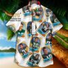 Green Bay Packers 1974 Retrocards Set Vintage Aloha Hawaiian Shirt