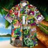 Iron Man Super Hero Marvel Comics Tropical Aloha Hawaiian Shirt