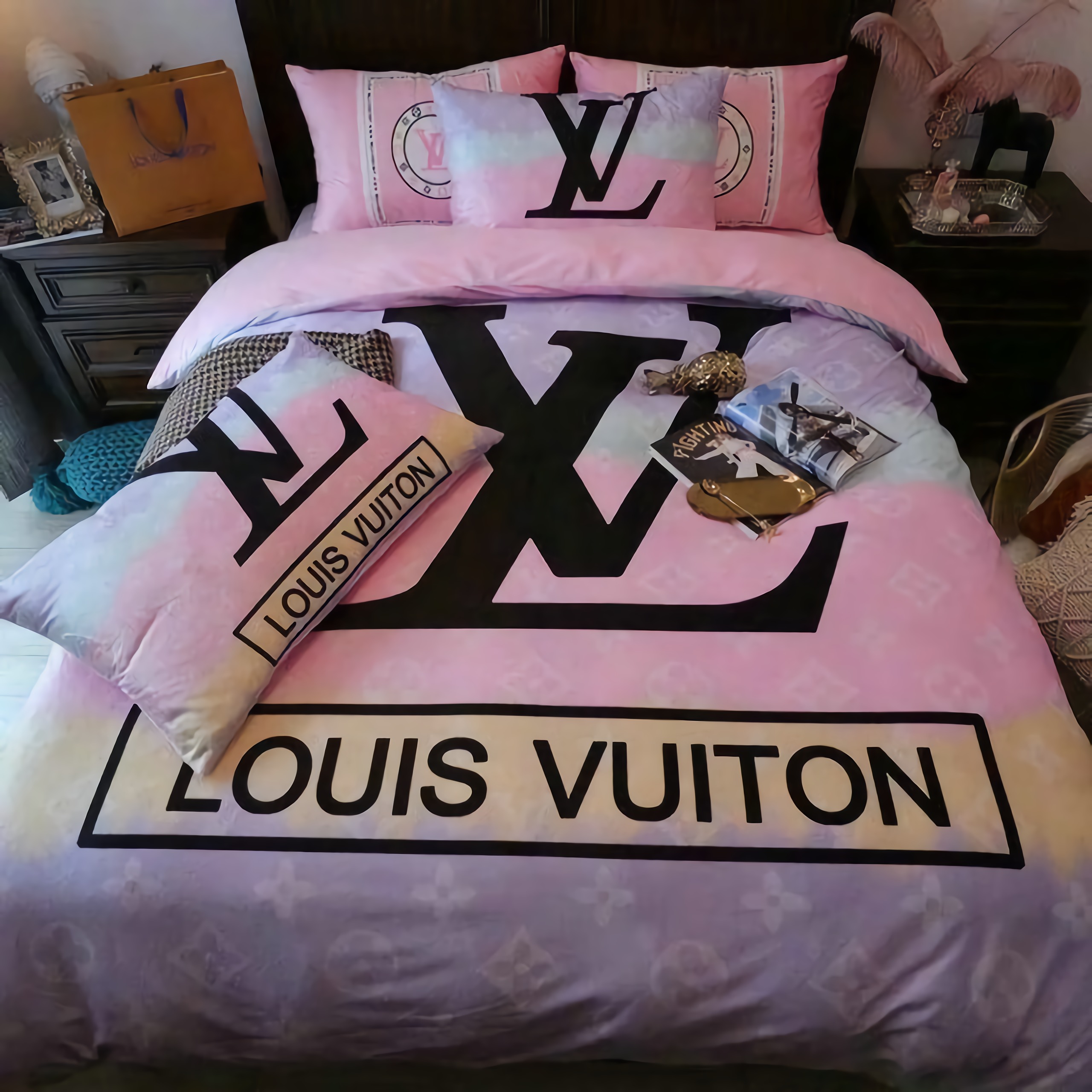 Louis Vuitton Bedding  Etsy UK