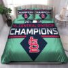 Nl Central Division Champions St Louis Cardinals Mlb Luxury Bedding Set Duvet Cover Comforter Cover and Pillow Case