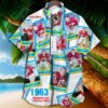 San Francisco 49Ers 1968 Retrocards Set Vintage Aloha Hawaiian Shirt