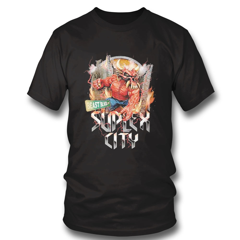 Brock Lesnar Suplex City Beast Blvd Shirt Hoodie, Longsleeve, Tank Top