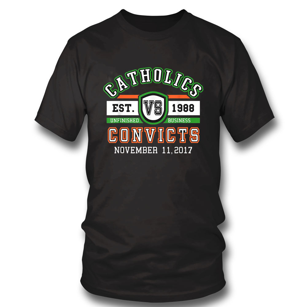 Catholics Vs Convicts Shirt 2017 Retro Classic