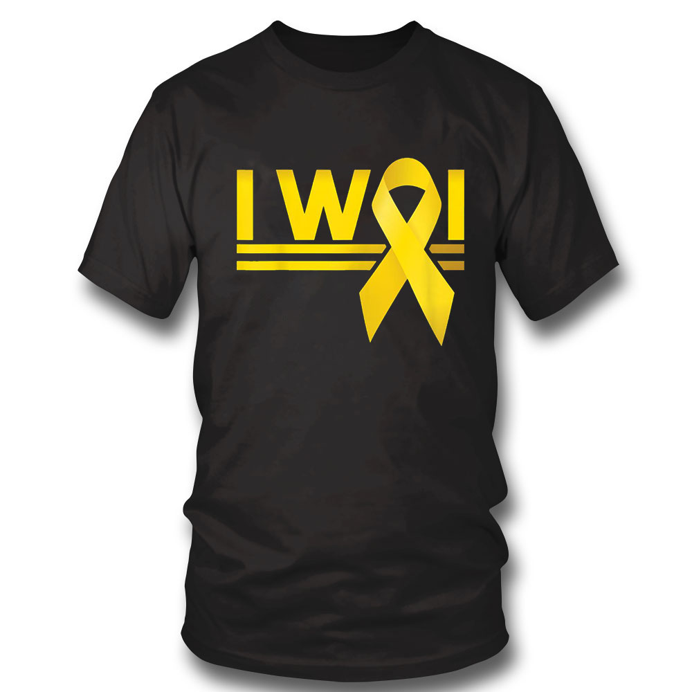 Childhood Cancer Awareness Shirt Childhood Cancer I Won Ribbon