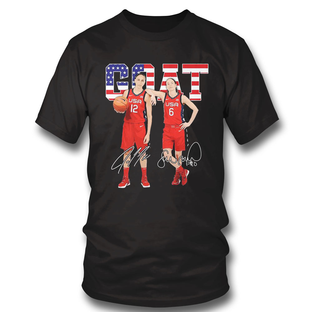 Diana Taurasi Sue Bird Team Usa Legend Seattle Storm Signatures Shirt Longsleeve, Ladies Tee