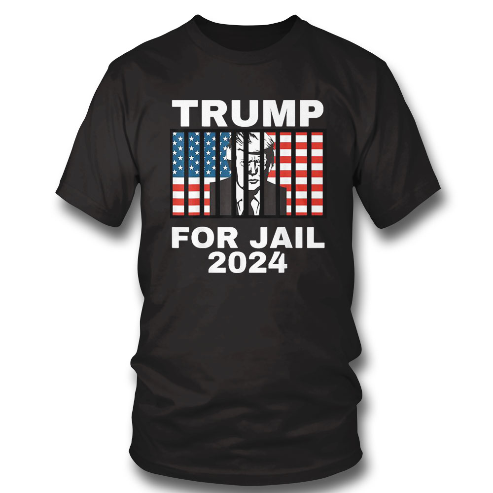 Fbi Searches Florida Trump Home Trump For Jail 2024 American Flag Shirt
