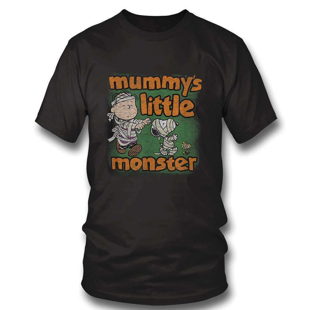 Halloween Snoopy Shirt Peanuts Halloween Linus Snoopy Mummys Monster Hoodie, Long Sleeve, Tank Top