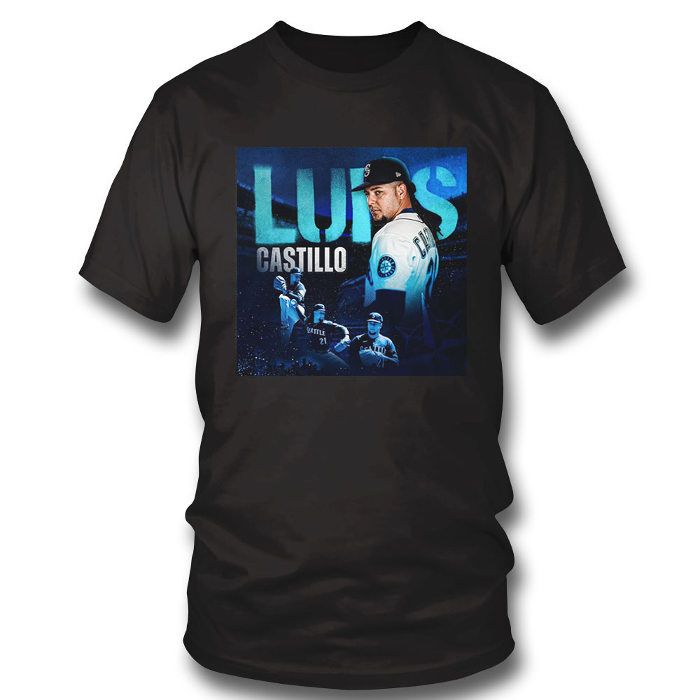 Luis Castillo Shirt Seattle Baseball Chisel Signature Shirt