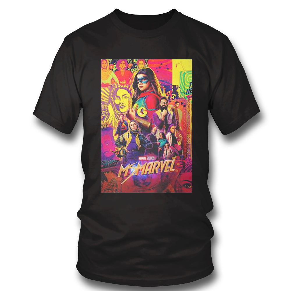 Ms Marvel Comic Style Portrait Shirt Sweatshirt, Tank Top, Ladies Tee