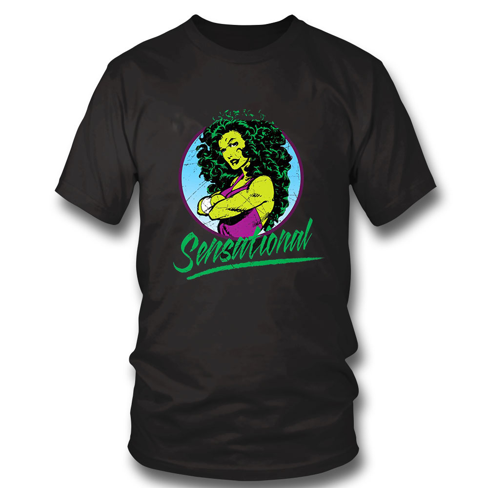 She Hulk Shirt Marvel Sensational She Hulk Retro Comic