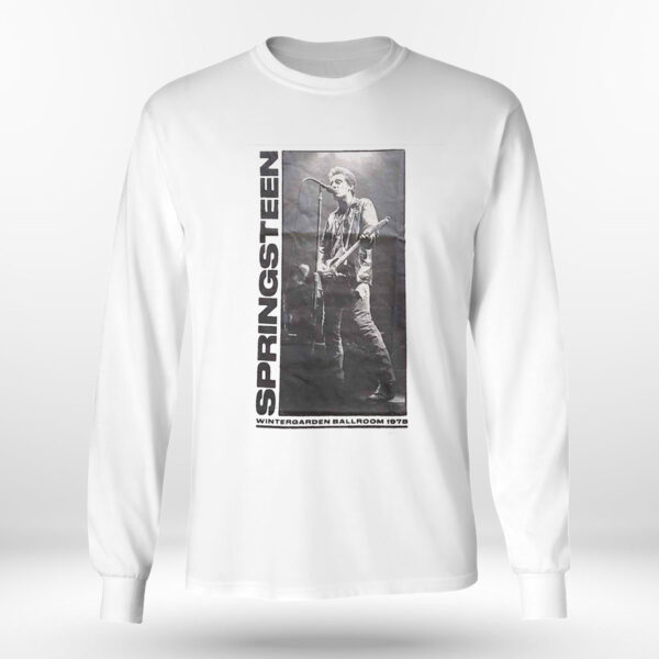 Bruce Springsteen Wintergarden Photo Best T Shirt