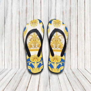 Top-selling item] Versace Monogram Fashion Hawaii Shirt Shorts Set And Flip  Flops