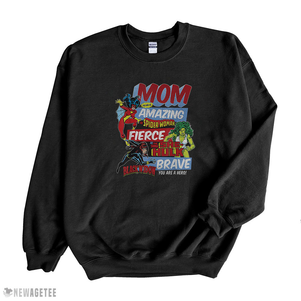 Birthday Gifts For Mom Shirt Marvel Vintage Retro Amazing Mom Graphic