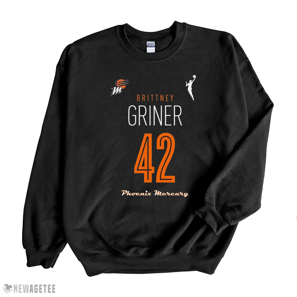 Brittney Griner Tribute 42 Phoenix Merenry Shirt Sweatshirt, Tank Top, Ladies Tee