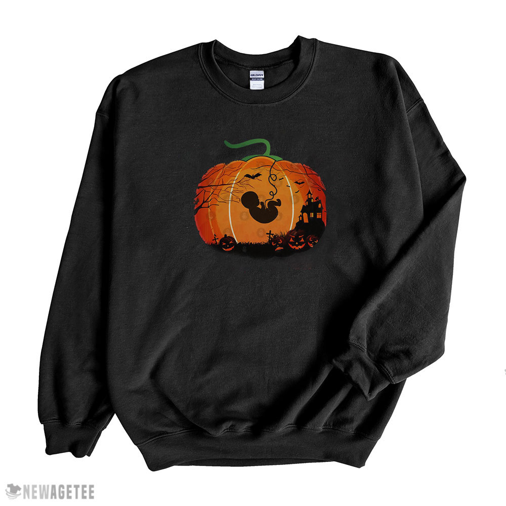 Halloween Pregnancy Shirt Funny Pumpkin Halloween Pregnancy Announcement