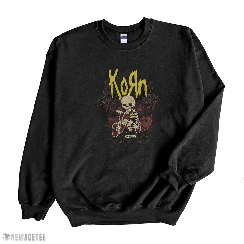 Korn Shirt Metal Band Embroidered Graphic Shirt Sweatshirt, Tank Top, Ladies Tee