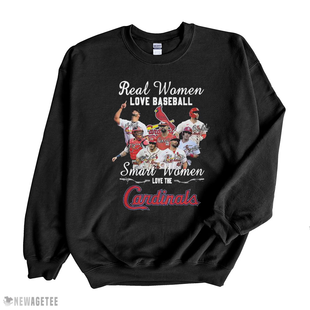 Official real Women Baseball Smart Women Love The St Louis Cardinals T-Shirt,  hoodie, sweater, long sleeve and tank top