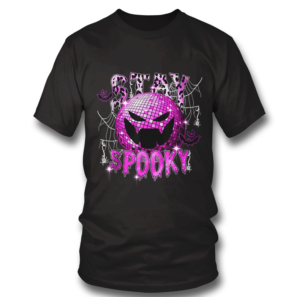 Fall Graphic Tees Stay Spooky Disco Party Happy Halloween T Shirt Sweatshirt, Tank Top, Ladies Tee