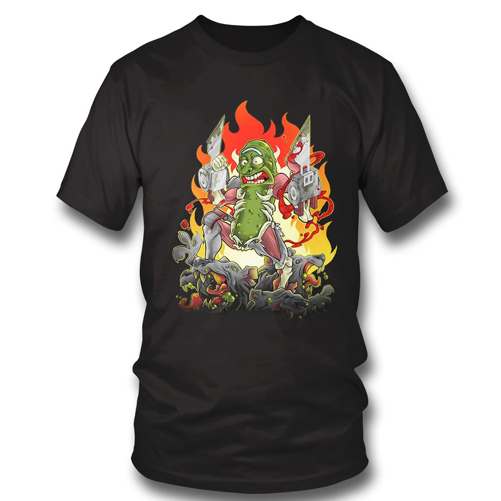 Fired Pickle Rick And Morty T-shirt Sweatshirt, Tank Top, Ladies Tee