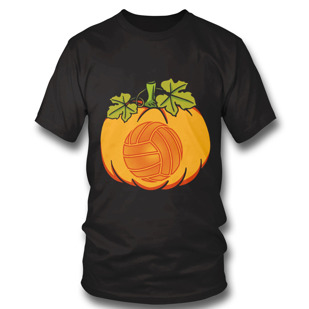 Halloween Pumpkin Volleyball Graphic Shirt