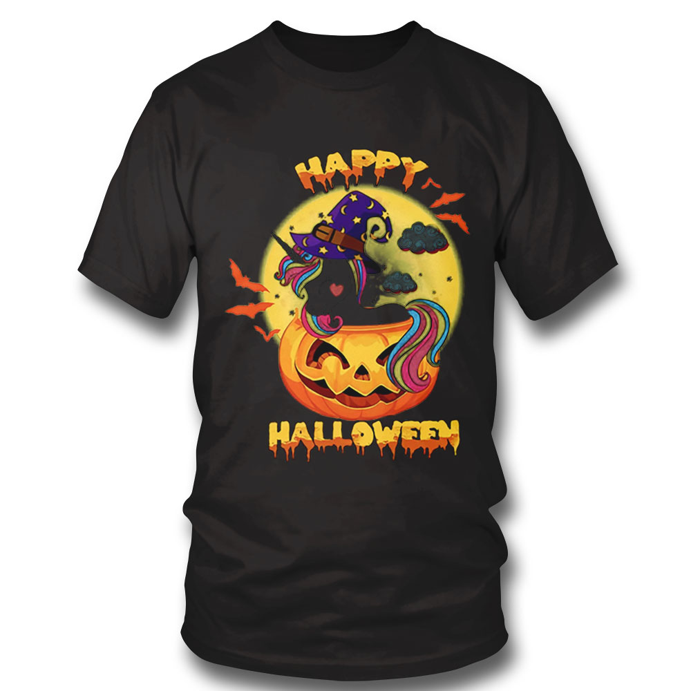 Halloween Unicorn Pumpkin Shirt