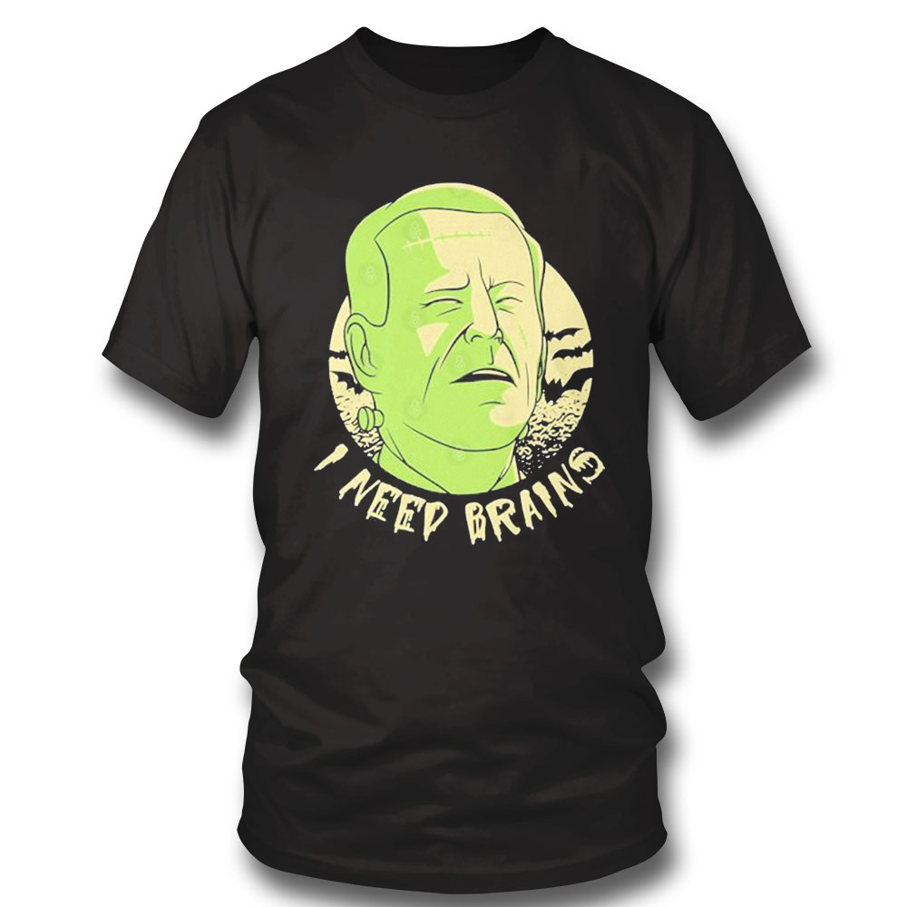 Joe Biden Zombie I Need Brains Halloween Shirt Sweatshirt, Tank Top, Ladies Tee