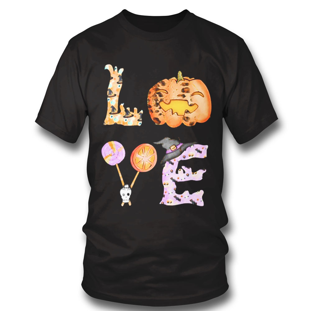 Love Halloween Shirt Long Sleeve, Ladies Tee