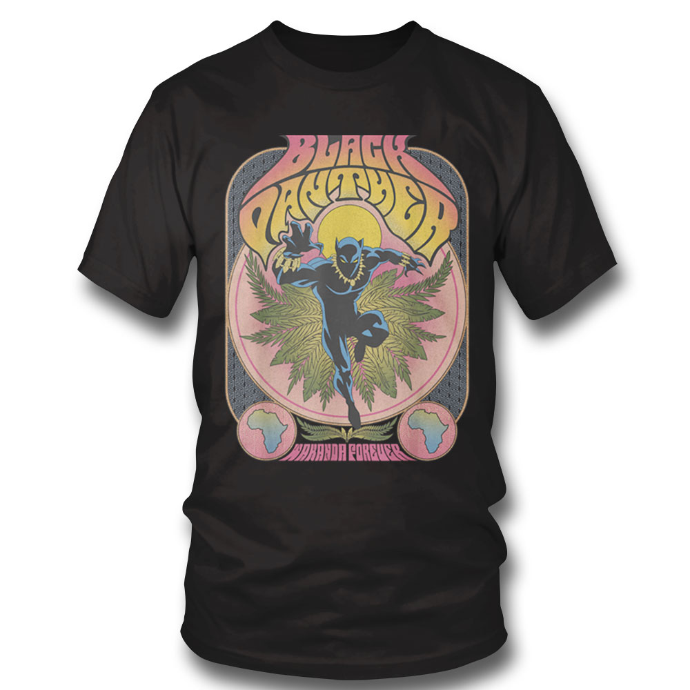 Marvel Black Panther Vintage 70s Poster Style T-shirt Sweatshirt, Tank Top, Ladies Tee