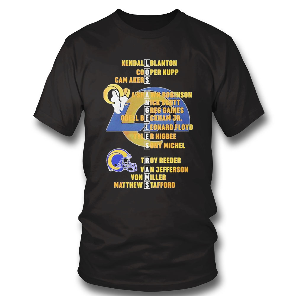 Official Los Angeles Rams Kendallblanton Cooper Kupp T-shirt