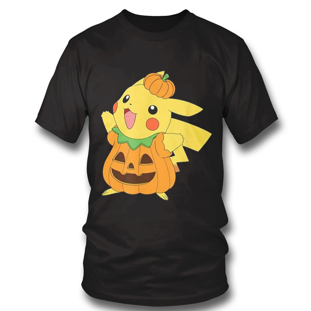Pokemon Halloween Pikachu Pumpkin Shirt Hoodie, Long Sleeve, Tank Top