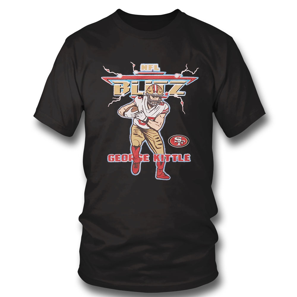 San Francisco 49ers T-shirt George Kittle Nfl Blitz San Francisco 49ers  Retro Shirt Long Sleeve,