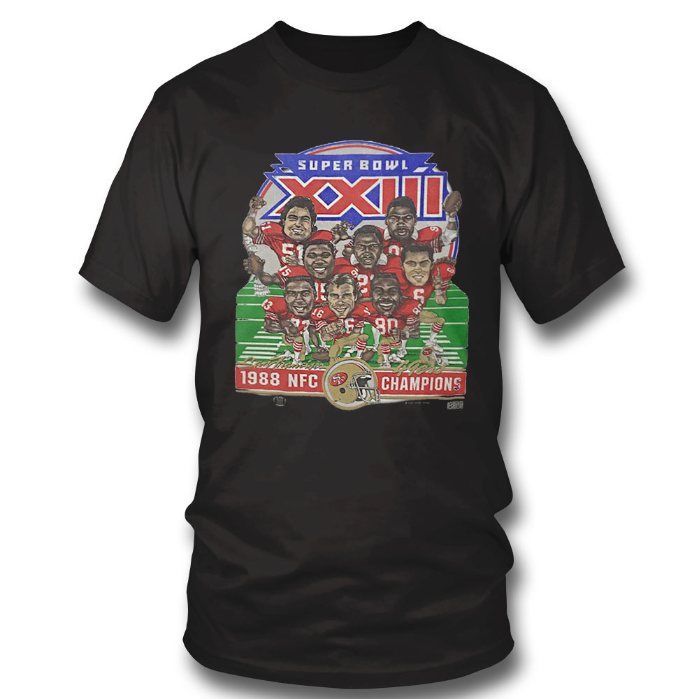 San Francisco 49ers T-shirt Vintage 1988 San Francisco 49ers Nfl Sweatshirt, Tank Top, Ladies Tee