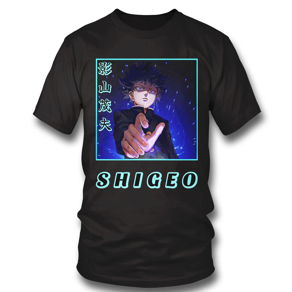 Shigeo Kageyama Reigen Mob Psycho T-shirt Long Sleeve, Ladies Tee