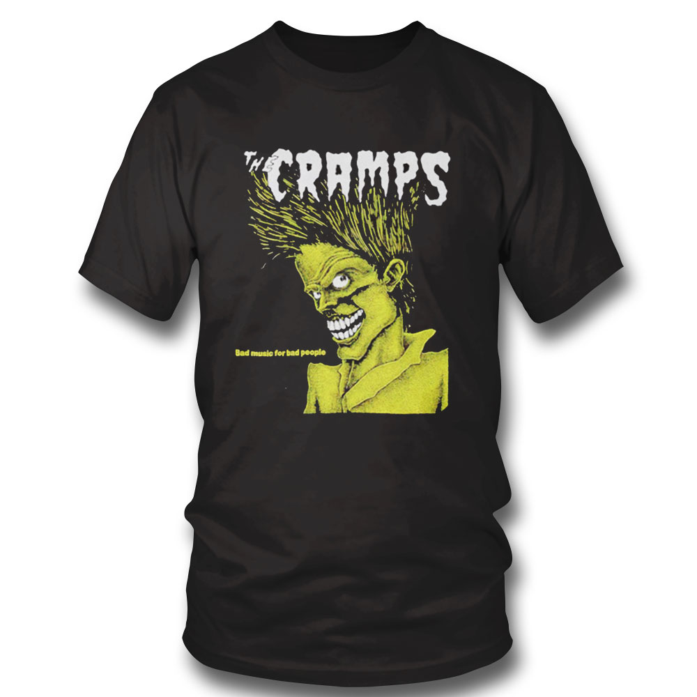 The Cramps Bad Music For Bad People Green Man Shirt