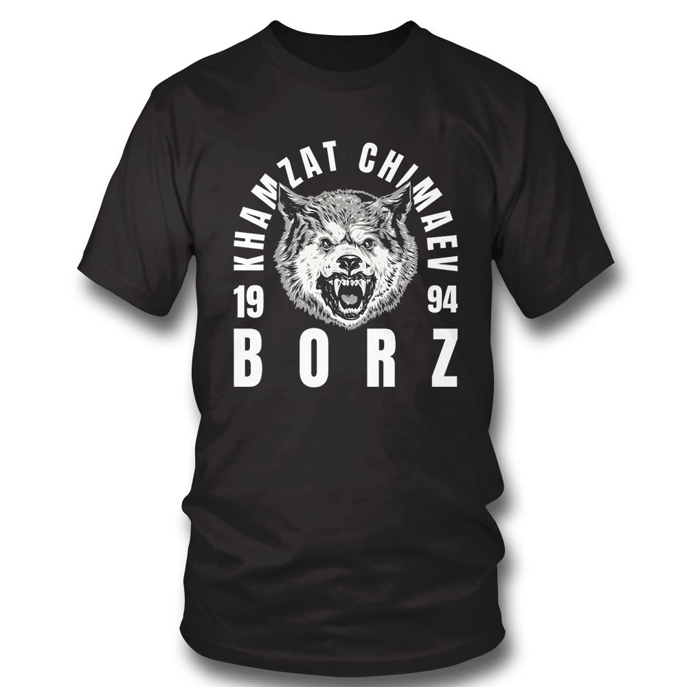 The Wolf Borz Destroy Khamzat Chimaev T-shirt Long Sleeve, Ladies Tee