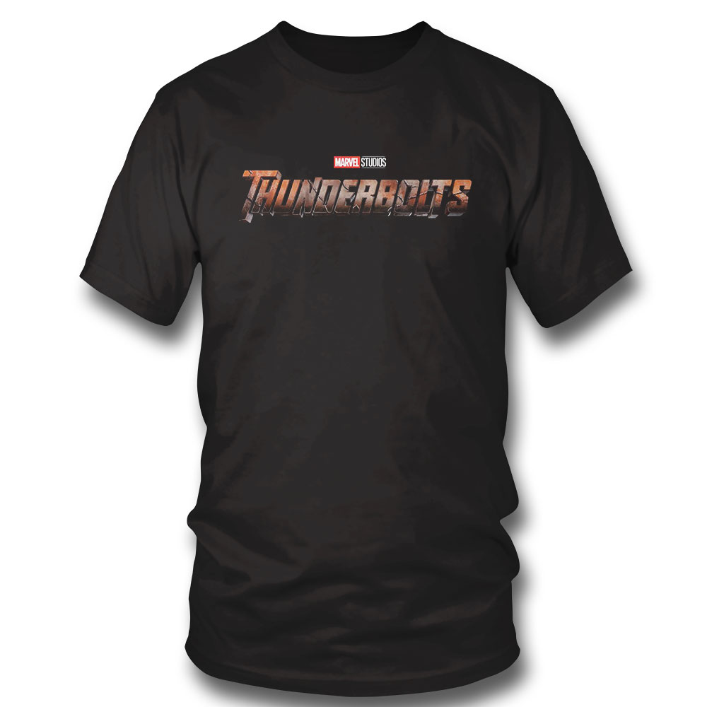 Thunderbolts Marvel Logo T-shirt Long Sleeve, Ladies Tee