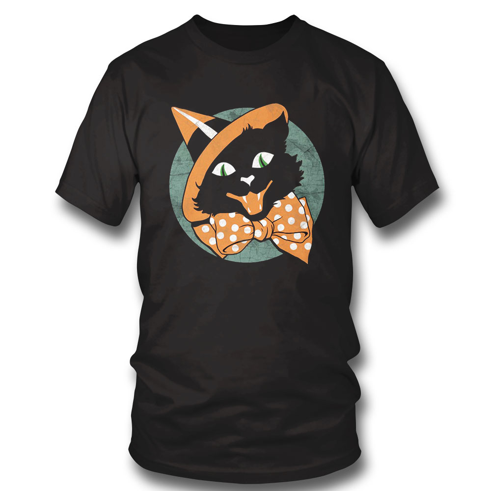 Vintage Halloween Spooky Black Cat Disneyland Halloween Shirts Hoodie, Long Sleeve, Tank Top