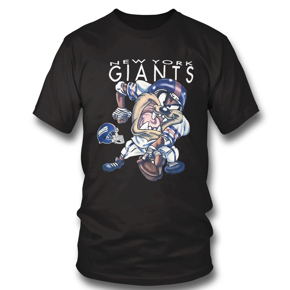 Vintage Nfl Giants Looney Tunes Taz New York Giants T-shirt Hoodie