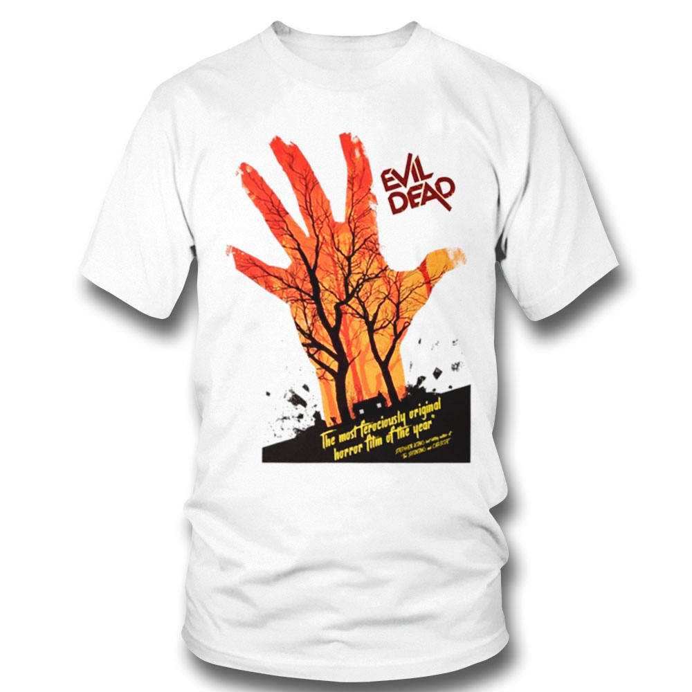 Evil Dead Horror Hand Halloween Shirt Long Sleeve, Ladies Tee