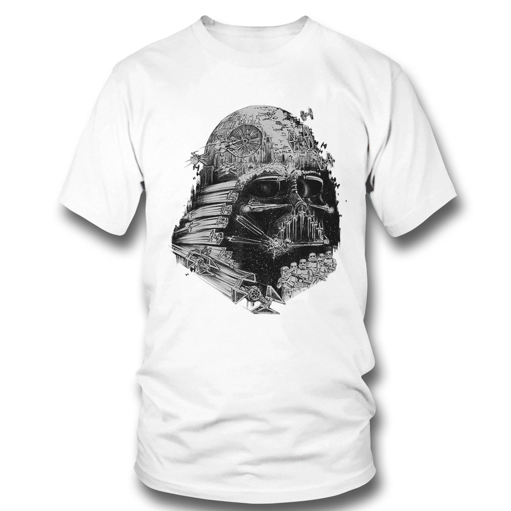 Star Wars Darth Vader Build The Empire Graphic Halloween Shirt Long Sleeve, Ladies Tee