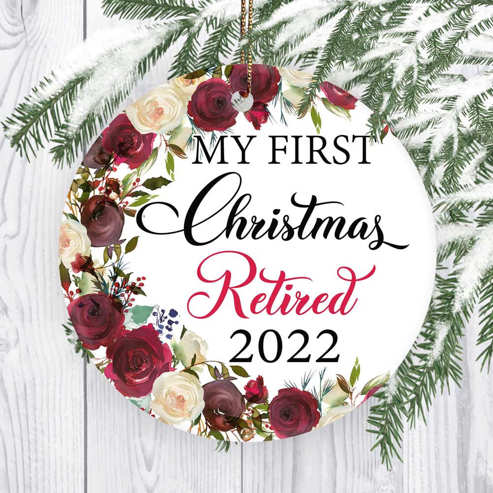 1st Christmas Retired Christmas Ornament 2022 Xmas Tree Decor