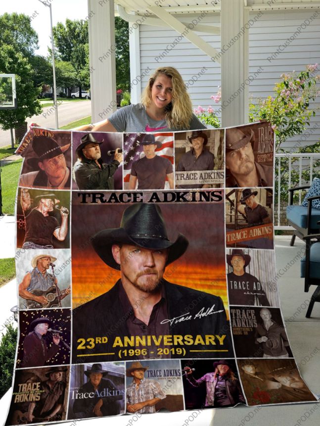 23rd Anniversary 1996 2019 Trace Adkins Quilt Blanket