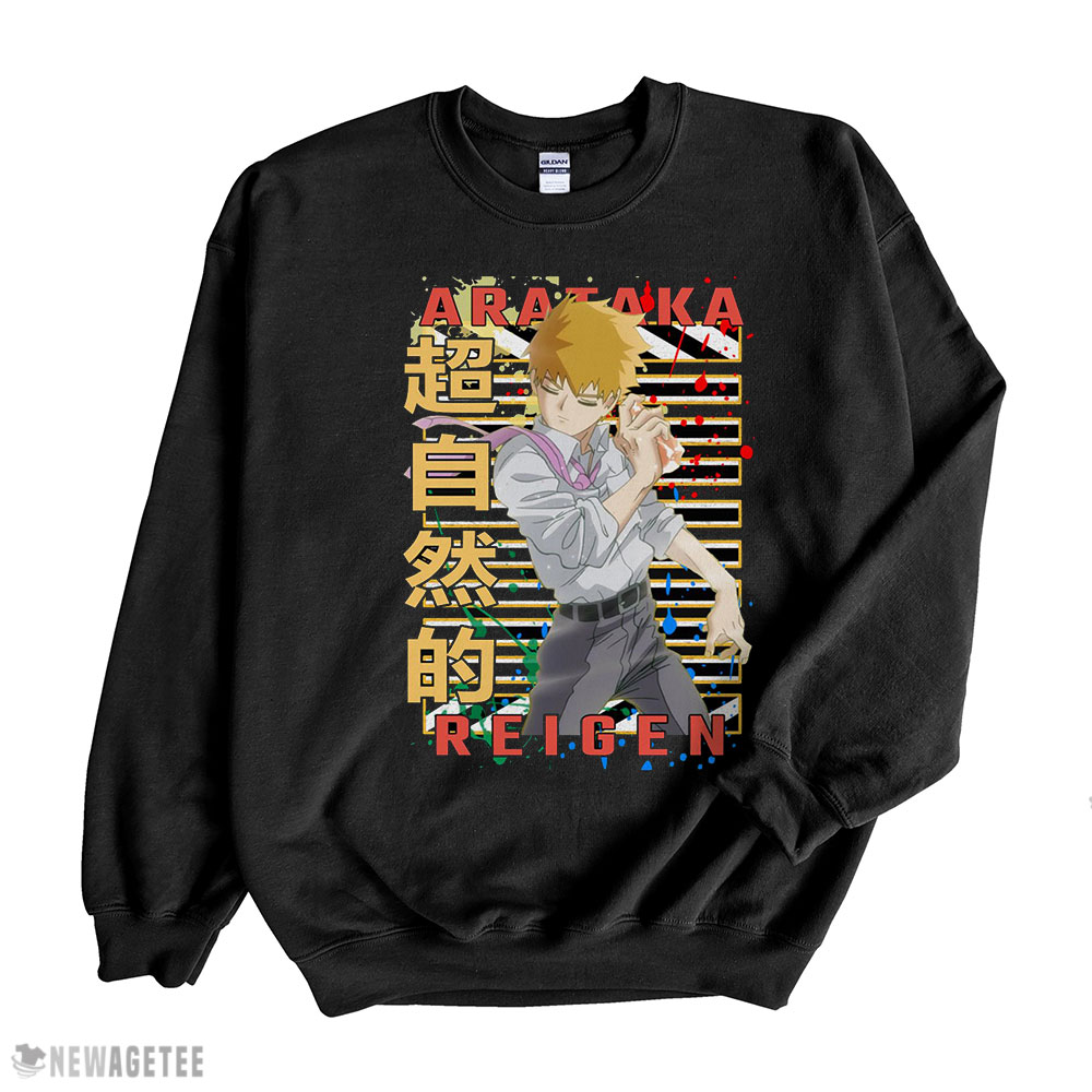 Arataka Reigen Mob Psycho 100 Anime Manga Shirt Long Sleeve, Ladies Tee