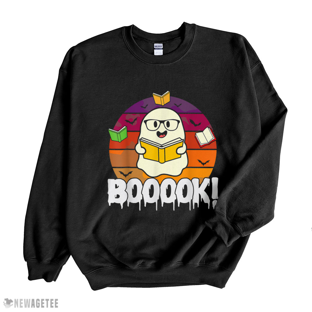 Booooks Ghost Shirt Boo Read Books Library Book Lover T Shirt Sweatshirt, Tank Top, Ladies Tee